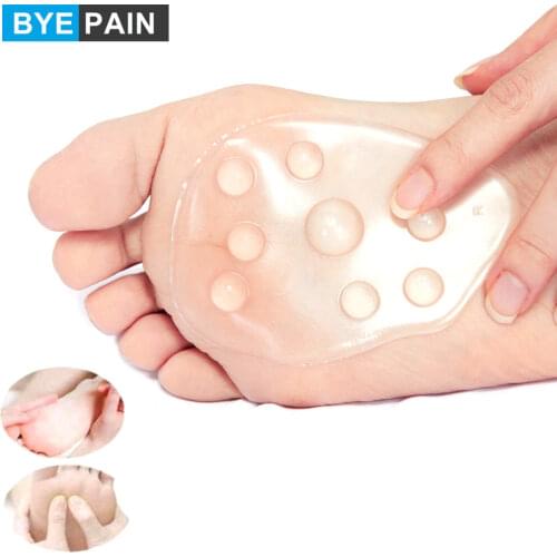 1Pair Ball of Foot Cushions, High Heel Inserts Pad, Soft Gel Metatarsal Pads Shoe Insole Mortons Neuroma Callus Foot Pain Relief