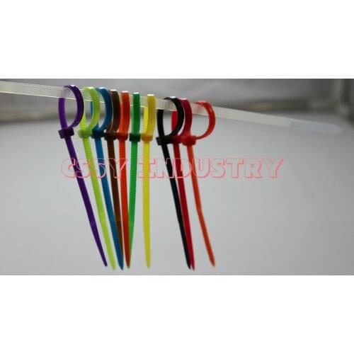 2017 freeshipping 100pcs/lot 3X150mm 6inch High Quality width2.0mm Factory Standard Self-locking Plastic Nylon66 Zip Cable Ties