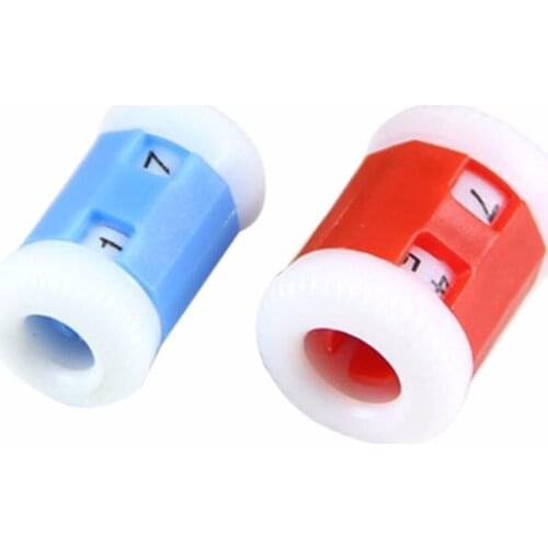 2020 New 2PCS Plastic Knit Knitting Needles Pride Row Counter 2 Sizes