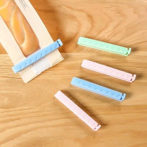 5Pcs Househould Food Snack Storage Seal Sealing Bag Clips Sealer Clamp Food Bag Clips Kitchen Tool Home Food Close Clip Seal