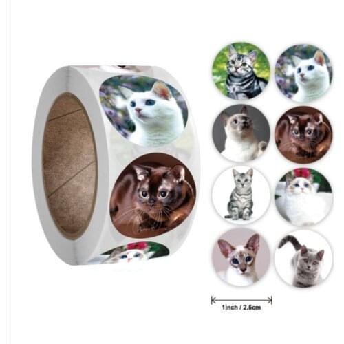 500 Rolls of Kids Cartoon Animal Stickers Classic Toy Stickers School Teacher Reward Stickers Various Styles