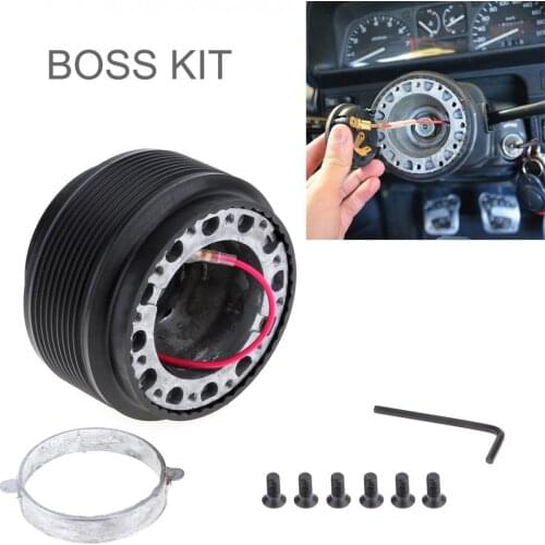 Aluminum & Plastic Car Steering Wheel Boss Kit Racing Racing Steering Wheel Hub Adapter Boss Kit Suitable for TOYOTA
