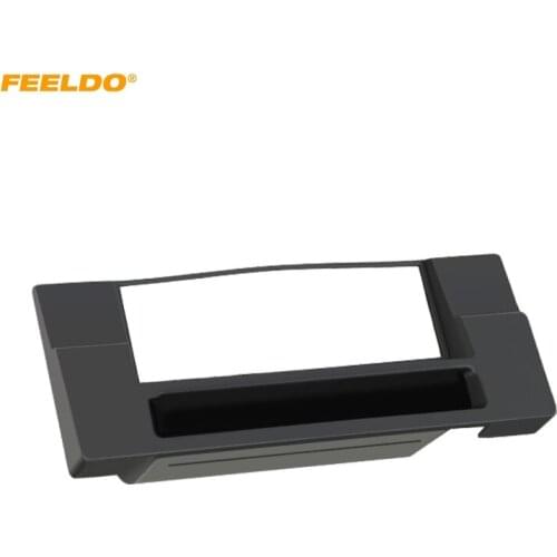 FEELDO 1Din Car Radio Panel Fascia Frame For BMW-5 E39 X5 E53 Stereo Frame Plate Dashboard DVD Palyer Bezel Installation Trim
