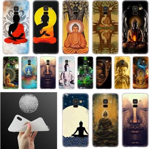 Zen Buddha style Phone Case For Samsung Galaxy A10 A20 A30 A40 A50 A60 A70 A6 A8 Plus A7 A9 2018 A3 A5 2017 Soft Cover Coque