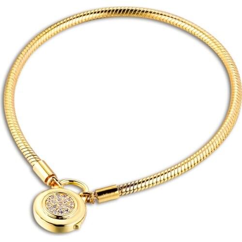 GPY Bracelet Golden Signature Padlock Bracelets Women Pulseira Hombre Feminina Pulseras Mujer Silver 925 Sterling jewelry