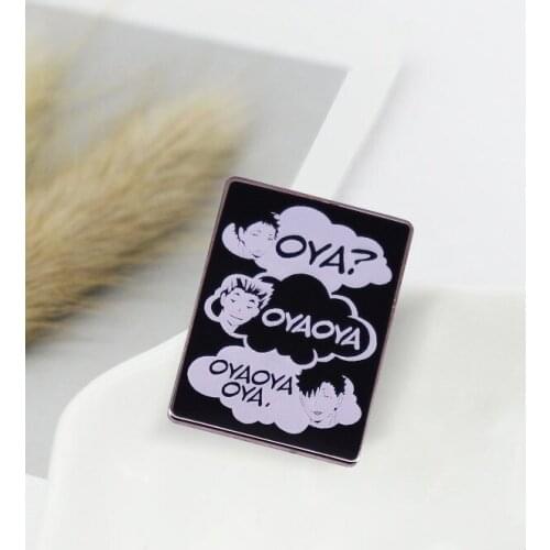 Haikyuu!! Shoyo Hinata Enamel Pin Badge Enamel Brooches Women Men Lapel Pin Hat Badge Cartoon Cute Metal Figure Gift