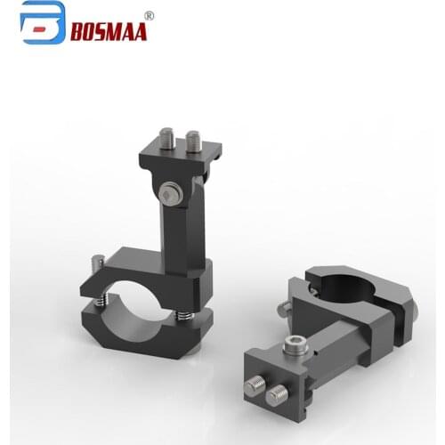 2 pcs BOSMAA G96 Motorcycle Headlight Mounting Bracket Relocation Clamps Car Accessories For 20-26mm Tube Fork