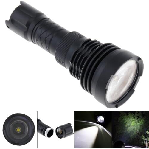 SecurityIng Mini Flashlight 850 Lumen Focus 5 Groups / 14 Modes Zoom Waterproof with 200m Range Support One 18650 Battery