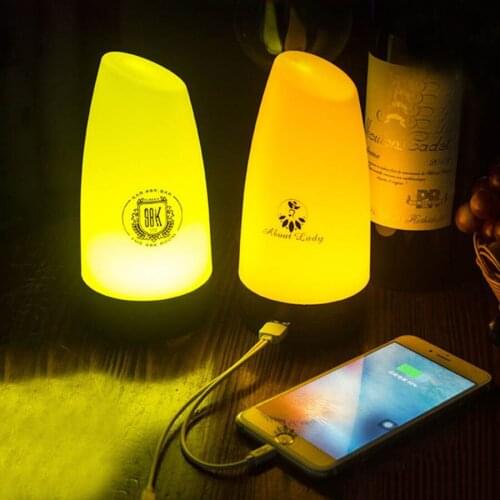 Egg Shaped Bar Table Lamp With Power Bank Restaurant Dinner Eating Place Business Hotel Bar Cafe Table Night Light