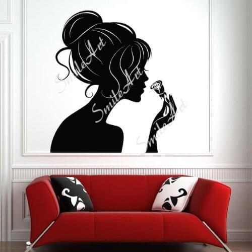 New Design Beauty Salon Environmental Protection Vinyl Stickers For Kids Rooms Home Decor Sticker Mural