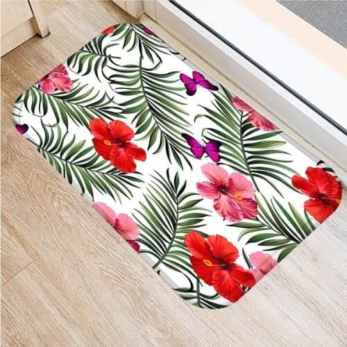 Mylbcreative flower door mat plant carpet Hallway Carpets Bedroom Living Room Tea Table Rugs Kitchen Bathroom Antiskid Mats