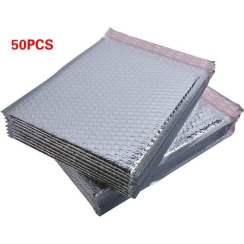 Bubble Buffer Self Adhesive Seal Bags PE Waterproof Plastic Cellophane Bags Gifts Bag Candy Pouch Jewelry Packaging 15*18cm+4cm