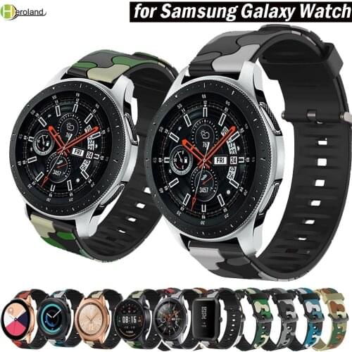 Colorful Silicone 20mm 22mm Watchstrap band for Samsung Galaxy Watch 46mm 42mm Sport Smart Wristband bracelet wriststrap belt