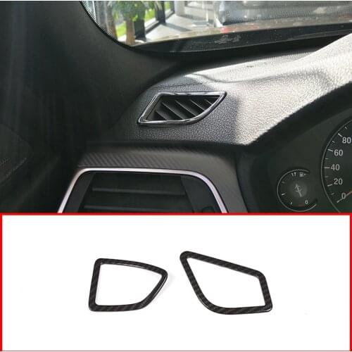 Carbon Fiber Style For BMW 3 Series f30 2013-2018 ABS Dashboard AC Vent Frame Cover Trim For Left Hand Drive
