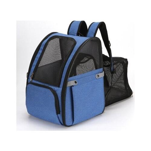 Pet bag Traveling backpack for dogs and cats Portable folding Expansion pet cage Pet box Pet supplies