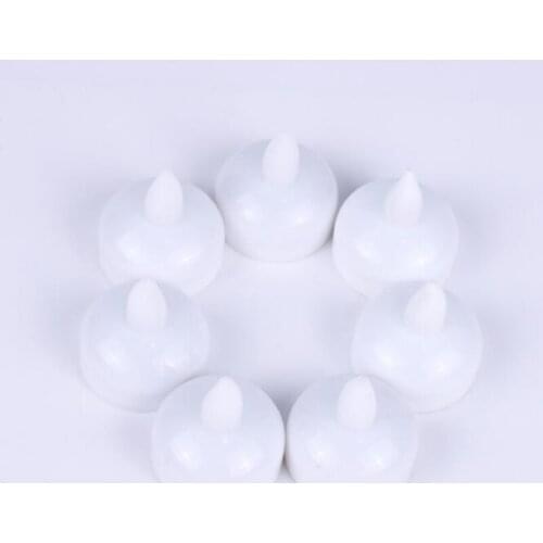 LED Waterproof Candle Light Aquarium Lights Wedding Atmosphere Layout Electronic Spa Shower Water Decorative Candle Lamp