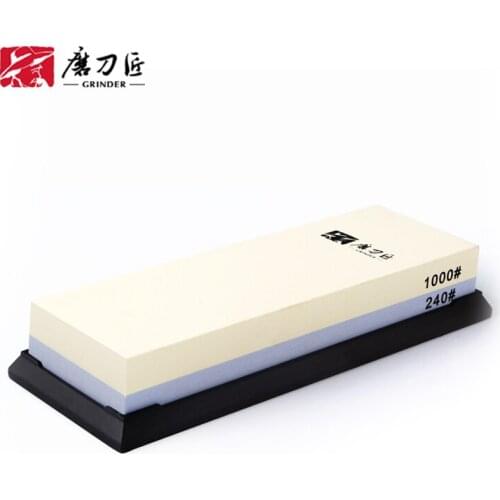 TAIDEA Sharpener 240/1000# double-sided white corundum whetstone household kitchen knife bladed rough grinding dedicated base
