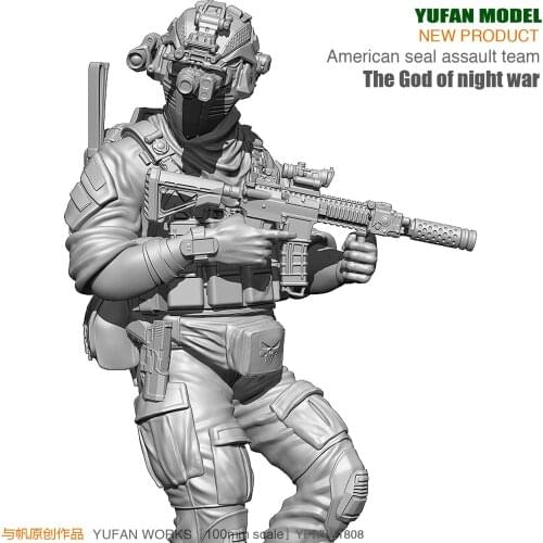 Yufan Model Originally 90mm Figure Created Platform The God Of Night Warfare For Us Special Commando Resin Soldiers YFWW-1808