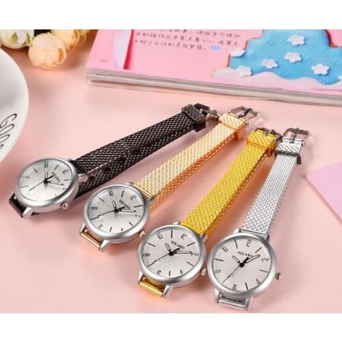 2019 Women Watches Luxury Ladies Mesh Belt Ultra-thin Watch Stainless Steel Waterproof Clock Quartz Watch Reloj Mujer