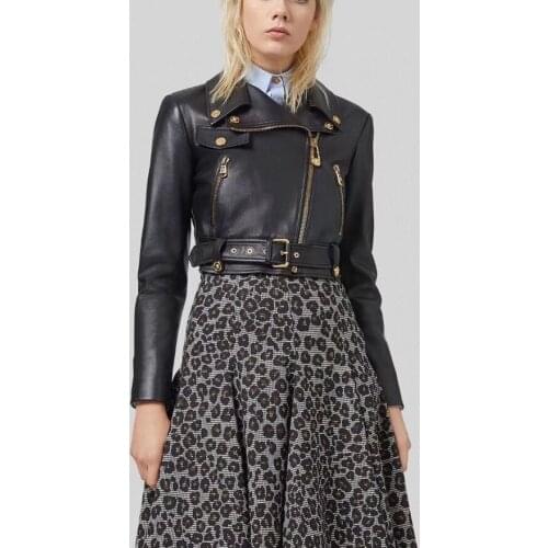 2021 Woman Coats Natural 100% Sheepskin Leather Jackets Female Windbreaker Sheepskin Leather Overcoat H35