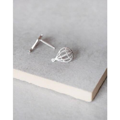 New Fashion Hot Air Balloon Earrings For Women Jewelry Stud Earrings 10pcs/lot