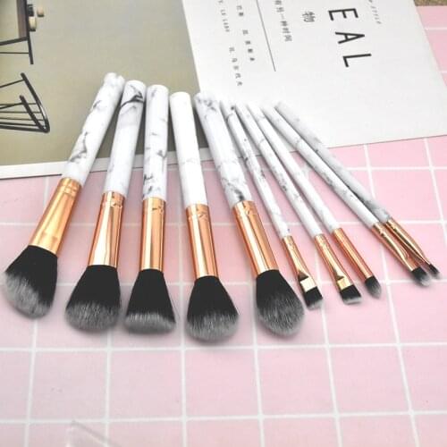 10Pcs Makeup Brushes Tool Set Cosmetic Powder Eye Shadow Foundation Blush Blending Beauty Make Up Brush Maquiagem