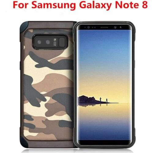 Army Camo Camouflage Case For Samsung Galaxy Note 8 Phone Case Shockproof Armor Case For Galaxy S6 S7 S9 J510 J710 J730 Cover