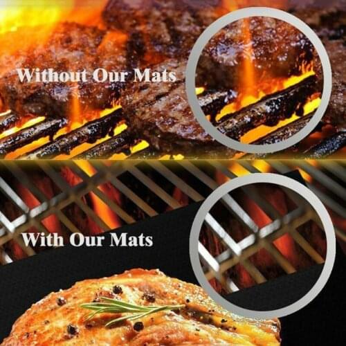 HOT SALE Grill Mesh Mat Non Stick BBQ Grill Mat Reusable Tools Easy To Clean Barbecue Grilling Accessories