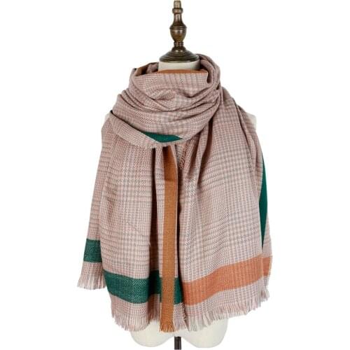 Cashmere Shawls Acrylic Scarf Thick Winter Women Gifts шарф женский зимний