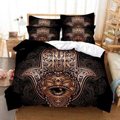 Bedding set duvet cover set 3d bedding digital printing bed linen queen size bedding set fashion design