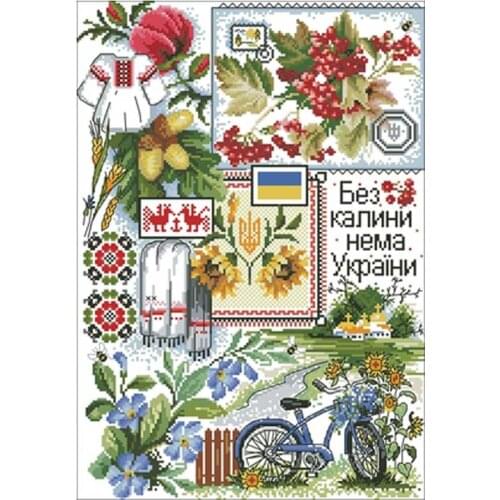 Summer outdoor scene patterns Counted Cross Stitch 11CT 14CT 18CT DIY Chinese Cross Stitch Kits Embroidery Needlework Sets