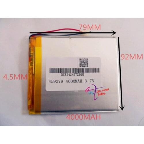 Best battery brand 3.7v polymer lithium battery 458097 handheld computer tablet gps battery(4000mah)