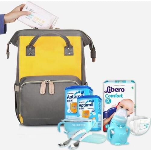 Diaper Backpack Bag Mummy Large Capacity Backpack Mom Baby Multifunctional Waterproof Outdoor Travel Diaper Bag Baby Care