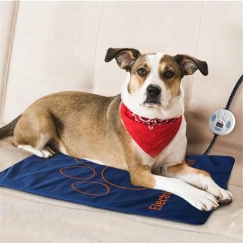Pet Dog Electric Heat Pad Adjustable Temperature Pet Bed Safe Winter Heating Pads for Cat Durable Home Waterproof Warming Mat