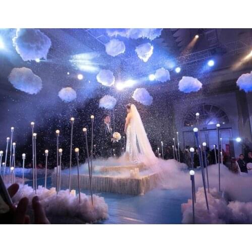 New white cotton cloud decoration article cloud for wedding birthday party Grand Event backdrops chrismas new year hanging craft