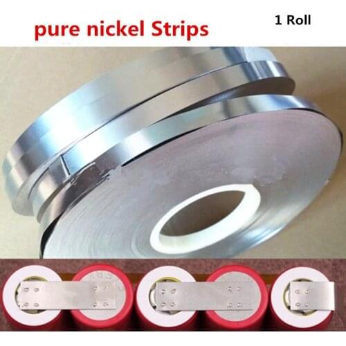 0.15 x 8mm 1kg/roll Pure Nickel Strip 99.96% For Battery Spot Welding Machine Welder Equipment Nickel Straps For Battery Packs