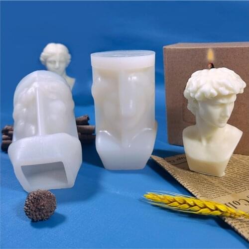 Silicone Candle Mold Human Body Candle Making Jars 3D Human Figure Scented DIY Art Body Plaster Wax Candle Mould Decorating Tool