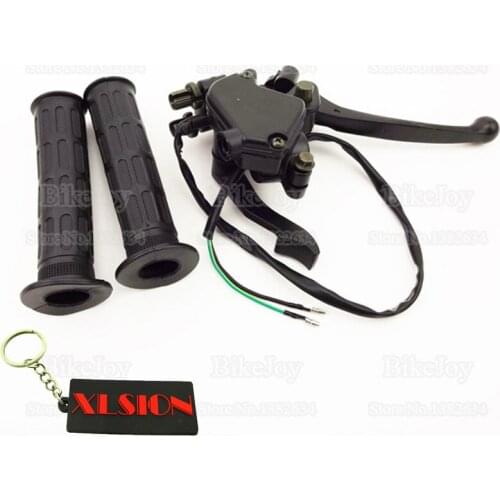 Thumb Throttle Accelerator + Brake Lever + 7/8" 22mm Hand Grips For 110cc 125cc 150cc 200cc 250cc ATV Quad Motorcycle