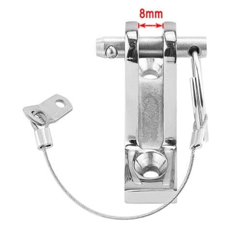 Stainless Steel 316 Boat Bimini Top Deck Hinge With Quick Release Pin And Lanyard Marine Kayak Canoe Boat Cover Sprayhood