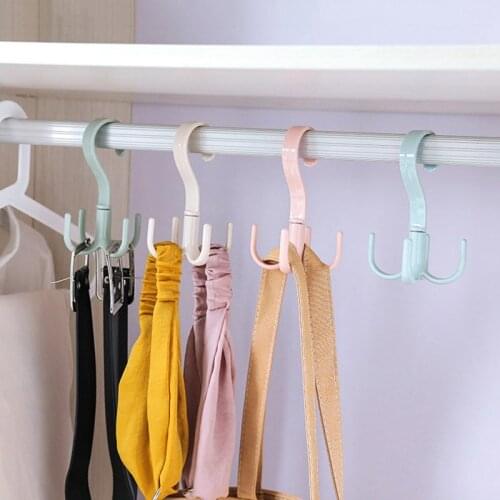 360 Degree Rotation Hanger Home Storage OrganizationBag Holder Belt Scarf Clothes Hangers Storage Racks Wardrobe Storage Hanger