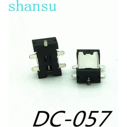 10pcs DC power socket DC-057 The DC plug 2.5mm*0.7mm SMD Computer socket 2.5mmX0.7mm DC057