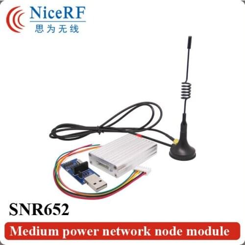 2PCS SNR652 500mW 915MHz RS485 Interface Wireless Data Transceiver +2PCS Sucker Antennas+2PCS USB Brigde board