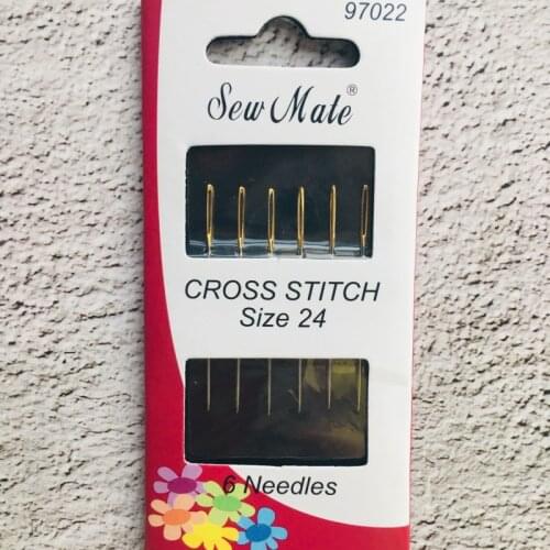 2019 New Arrival Limited Net Embroidery Taiwan The Sew Manual Mate Gold Eye Beads Needle Cross Rust French Garment Accessories