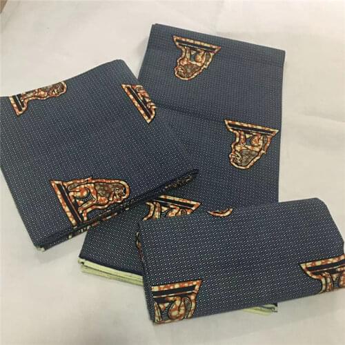 African Wax Fabric Lastest Prints Cotton Material High Quality Pagne Origin Real Ankara Gold Printed For Sewing Wedding Dress