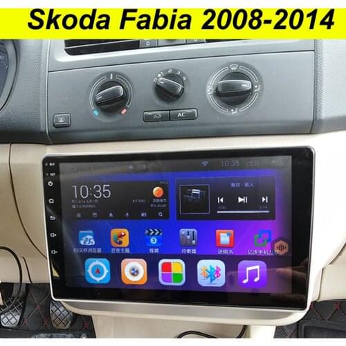 64GB Android 10.0 2Din Car Multimedia Player GPS For Skoda Fabia 2008 2009 2014 GU Autoradio Navigation Stereo Head Unit Radio