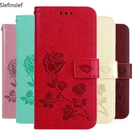 Rose Flower Wallet Flip Case For iPhone 11 Pro X XR XS Max Card Holder Book Leather Case For iPhone 8 7 6 6S Plus 5 5S SE Cover