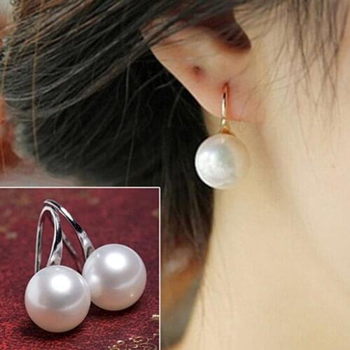 Glamour Earrings Sale Natural Freshwater Pearl Earrings Korean Fashion 2019 New Popular Pearl Womens Earrings Wholesale