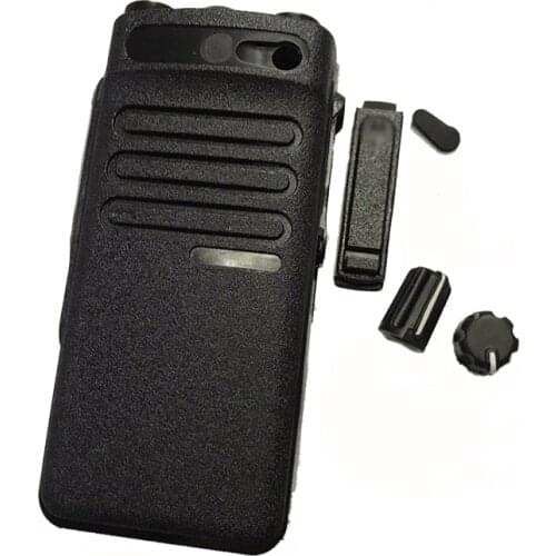 Walkie Talkie Front Shell Housing Cover Case For Motorola XiR P6600i DEP550e XPR3300e Radio With Dust Cover and Knobs
