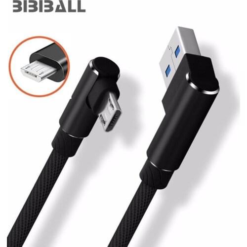 Micro USB Cable for xiaomi redmi 4X note 6 5 plus L Type Data fast charger for Samsung Galaxy S7 E7 E5 A7 A5 A3 J7 J5 2015/2016