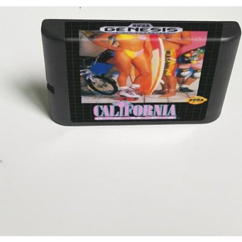 California Games - 16 Bit MD Game Card for Sega Megadrive Genesis Video Game Console Cartridge
